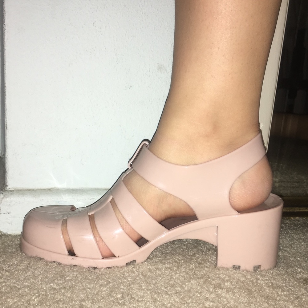 Jelly Sandals Cream Color